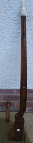 Fig. 8 - K98 Rifle After 1 Coat of Tru-Oil